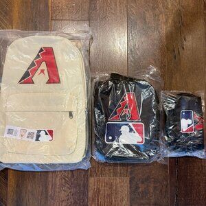 Arizona Diamondbacks Backpack & Lunch Box (Tan/Black)